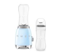 Smeg PBF01PBEU - Batidora de Vaso Estilo Años 50 300 W 2 Velocidades Azul Pastel