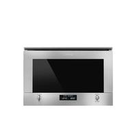Smeg MP422X1 Microondas con grill integrable, Estética Selección, Acero Inoxidable