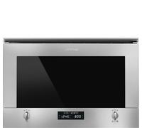 SMEG MP422X1 Microondas Empotrable Con Grill Horno Convección Inox Antihuellas