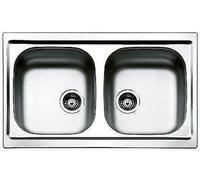 Smeg Omni LYP792 Fregadero Lavabo Dos Tinas Acero Inoxidable AISI304 16x79x50 CM