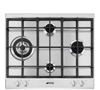 Encimera de cocción Gas 60 cm Estética Selección Smeg P261XGH