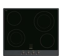SMEG P864AO - Placa Vitrocerámica 4 Zonas 60cm Colonial Antracita