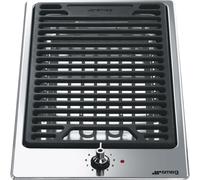 Placa de Cocción Eléctrico Smeg 30 cm PGF30B Acero