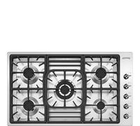 Smeg PGF95-4 Placa de Gas 5 Zonas 90cm Inox