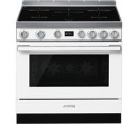 Smeg Portofino CPF9IPWH Cocina de Inducción 5 Zonas + Horno Pirolítico Blanca
