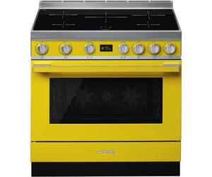 Smeg Portofino CPF9IPYW Cocina de Inducción 5 Zonas + Horno Pirolítico Amarilla