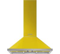 Smeg KPF9YW - Campana Decorativa de Pared 90 Cm Clase A+ Amarilla
