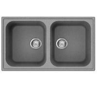 Smeg Rigae LZ862CT Fregadero Lavabo 2 Vache 21x86x50 CM Cemento