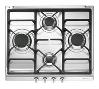 Smeg S60GHS Placa de Gas 4 Zonas 60cm Inox