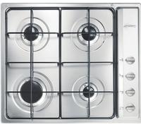 SMEG S64S Quemador Encimera Empotrable A Gas 60 CM 4 Fuegos Inox