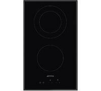 SMEG SE332EPB Quemador Encimera Eléctrico 2 Placas De Touch Control Módulo Negro