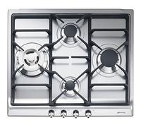 Smeg SER60SGH3 hobs Acero inoxidable Integrado Encimera de gas 4 zona(s)