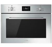 SMEG SF4400MX Horno De Microondas Con Grill Multifunción 45 CM Acero Inoxidable