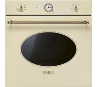 Smeg SF68C1PO Horno Encastrado | Clase energética A | 70 L, Ventilato multifunzione, Smalto Ever Clean, Estetica Cortina