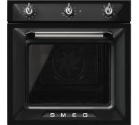 SMEG SF6905N1 Horno Eléctrico 60CM 70L Línea Victoria Idrolitico Negro Pulido A