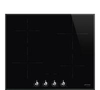 Smeg Classic SI364BM hobs Negro Integrado 60 cm Con placa de inducción 4 zona(s)