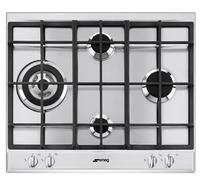 Smeg SLR64SGH hobs Acero inoxidable Integrado Encimera de gas 4 zona(s)