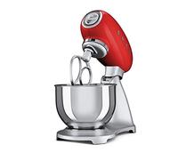 Smeg SMEG SMF01 - Robot de cocina (4,8 L, acero inoxidable, 800 W, 10 velocidades), color rojo