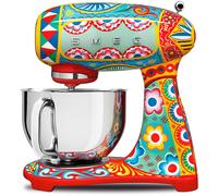 Smeg SMF03DGEU - Robot de Cocina Estética 50'S Style 10 Velocidades 800 W Sicily Is My Love