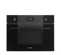 Smeg SO4101M1B3 Horno compacto con microondas, Línea, Negro