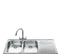 Smeg SP116D fregadero Fregadero empotrado Rectangular Acero inoxidable