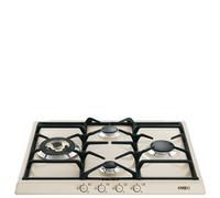 SMEG SR764PO Cocina De Gas 4 Fuegos 60CM Línea Cortina Panna