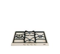 Smeg SR764PO Encimera de Gas Cortina, 60 cm, color crema