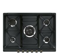 SMEG SR775AO Cocina De Gas 5 Quemadores 70CM Diseño Cortina Antracita
