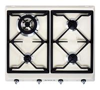 SMEG SR964PGH, Placa de gas VICTORIA, Cream (chrome knobs)