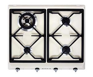 SMEG SR964PGH, Placa de gas VICTORIA, Cream (chrome knobs)