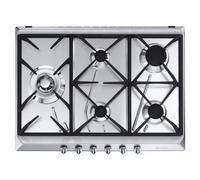 Smeg SRV575GH5 Cocina A Gas 70CM 5 Fuegos Con Rejillas De Hierro Fundido