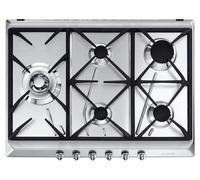 Smeg SRV575GH5 hobs Acero inoxidable Integrado 70 cm Encimera de gas 5 zona(s)