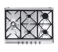 SMEG SRV575GH5 Cocina De 70 CM Inoxidable 5 Fuegos Rejillas De Hierro Fundido