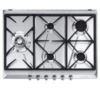 Smeg SRV575GH5 hobs Acero inoxidable Integrado 70 cm Encimera de gas 5 zona(s)