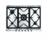 Smeg SRV576GH5 hobs Acero inoxidable Integrado 70 cm Encimera de gas 5 zona(s)