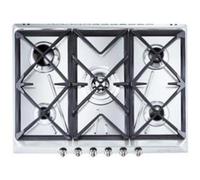 Smeg SRV576GH5 Placa de gas Encastrado | Clase energética N/A | 5 quemadores gas, parrillas de hierro fundido, acero inoxidable