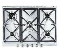 Smeg SRV576GH5 hobs Acero inoxidable Integrado 70 cm Encimera de gas 5 zona(s)