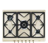 Smeg Coloniale SRV876POGH hobs Crema de color Integrado 68.5 cm Encimera de gas 5 zona(s)