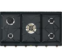 SMEG SRV896AOGH Cocina De Gas 90CM 5 Fuegos Línea Colonial Antracita