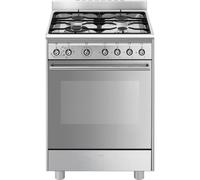 Smeg SX61GM cocina Cocina independiente A Gas Encimera de gas Acero inoxidable