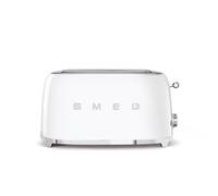 Smeg TSF02WHEU - Tostadora 4 Rebanadas Línea Años 50 1500 W Color Blanco