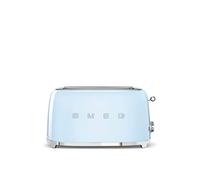 Smeg TSF02PBEU Tostadora 4x2, 50's Style, Azul