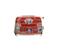 SMEG Tostadora (2 rebanadas) Dolce Gabbana TSF01DG (Rojo/Decoración) multicolor