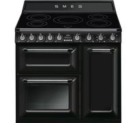 Smeg Victoria TR93IBL2 cocina Cocina familiar tipo industrial Eléctrico Con placa de inducción Negro