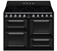 Smeg TR4110IBL2 - Cocina de Inducción 5 Zonas y 3 Hornos Color Negro