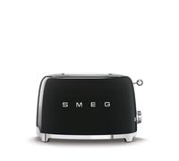 Smeg TSF01BLEU Tostadora 2x2, 50's Style, Negro