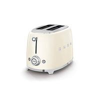 SMEG TSF01BLEU Tostadora 2x2 Ranuras de Acero Inoxidable 950W Crema 50's Style