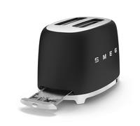 Smeg - TSF01BLMEU tostadora 6 2 rebanada(s) 950 W Negro, Acero inoxidable