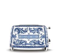 Smeg TSF01DGBEU - Tostadora 2x2 Blu Mediterraneo & Dolce&Gabbana