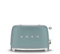 Tostadora Smeg TSF01EGMEU - Verde esmeralda, 2 ranuras, 950 W